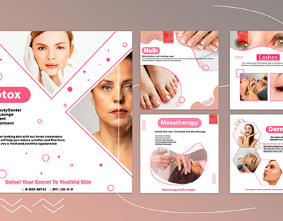 Social media design project for a beauty clinic