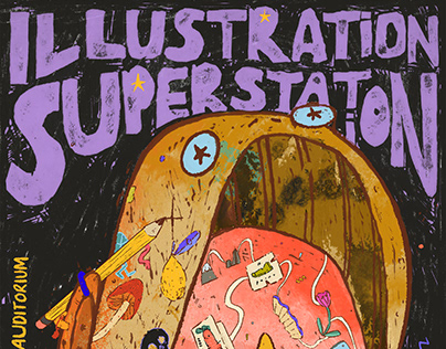 Project thumbnail - Illustration Superstation - Poster design