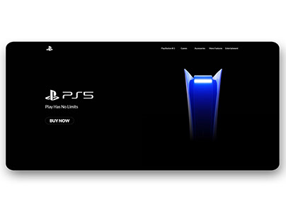 Playstation 5 Home Page Redesign