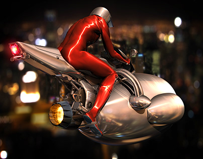 FLYING MOTORCYCLE / Futuristic Motorcycle Design