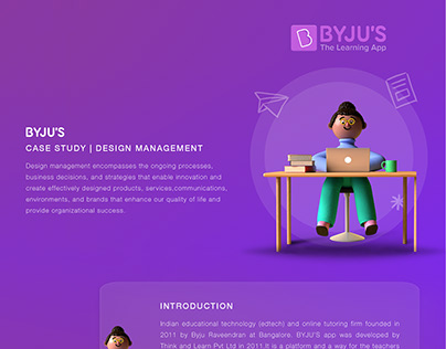 BYJUS CaseStudy - Design Management