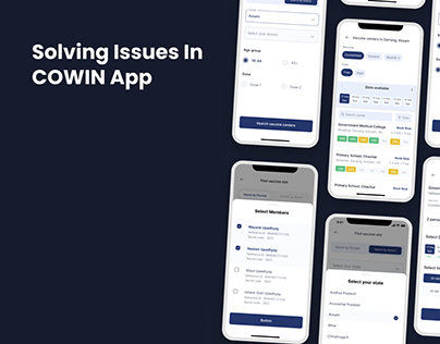 Solving issues in COWIN App