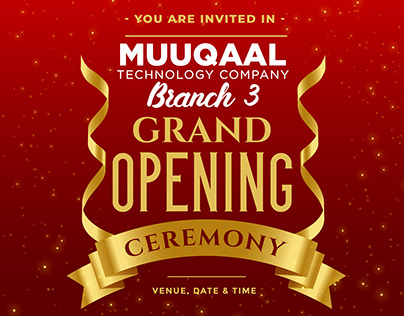 Muuqaal technology grand opening brand