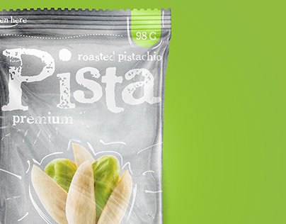 Pista Roasted nuts packaging design