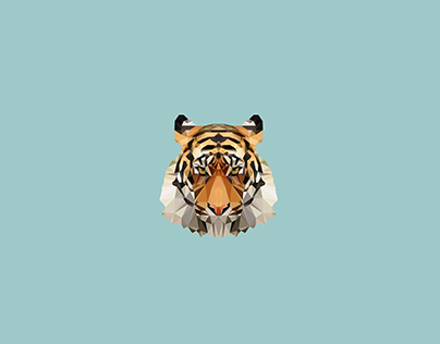 Tiger - low poly