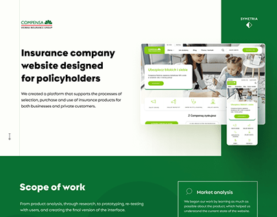 Compensa - Insurance company portal