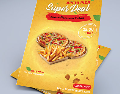 Flyer Design for pizza service