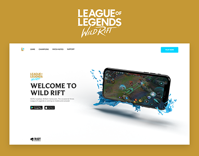 League of Legends: Wild Rift | Website Design