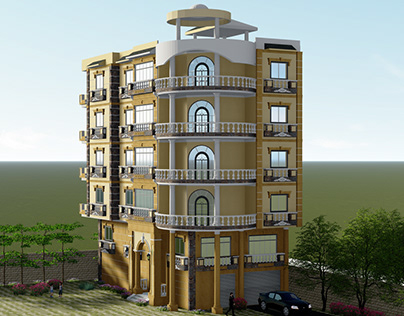 Residential building in agricultural land