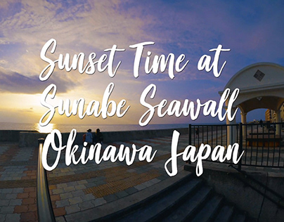 Okinawa Sunset, Sunabe Seawall 02