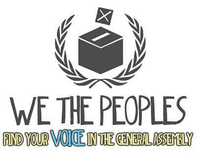 We the Peoples - UN Influx social vote wireframe app