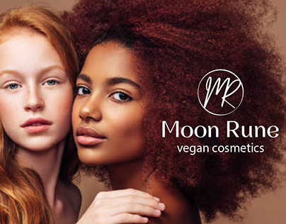 Vegan cosmetics logo Moon Rune