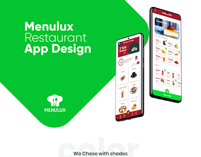 Menulux Restaurant App Design - MediaTayf