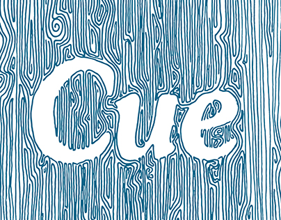 Layout and illustration for Cue Media