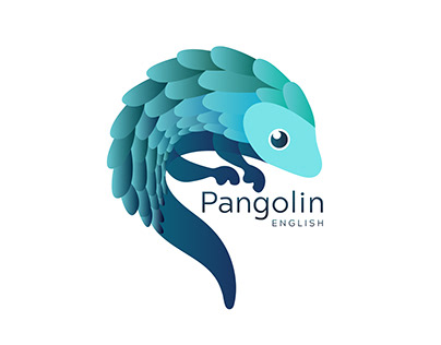 Pangolin English Logo