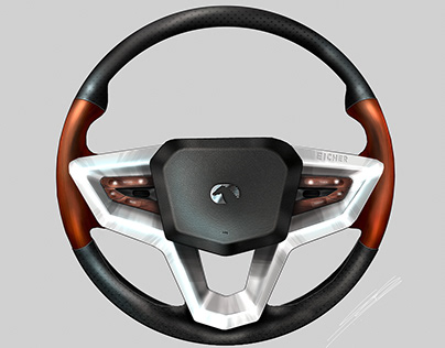 Eicher steering wheel concept
