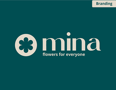 MINA | Flower shop | Brand identity
