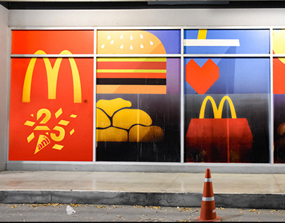 McDonald's 25 years - Logo design proposals