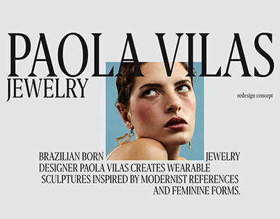 Paola Vilas Jewelry / Redesign