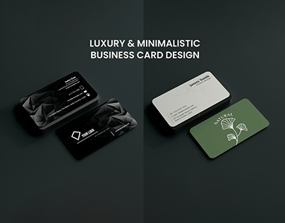 Luxury & Minimalistic Business Card Design