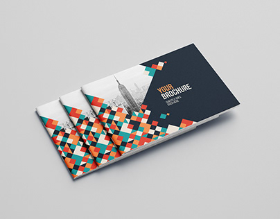 Cool Colorful Squares Brochure