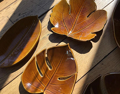 CERAMIC LEAVES - Inspred by Nature