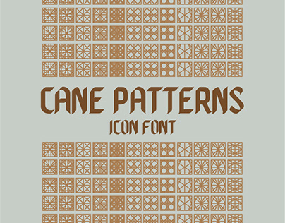 Cane Patterns Icon Font