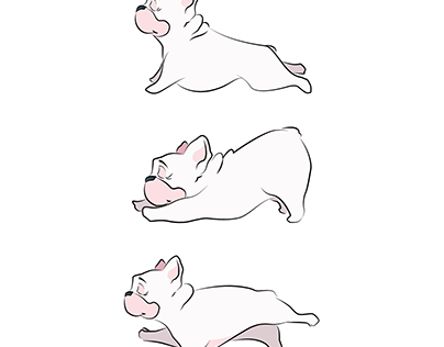 French Bulldog Character Design