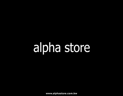 alpha store - website banners