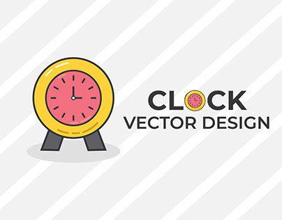 Clock Vector Design.