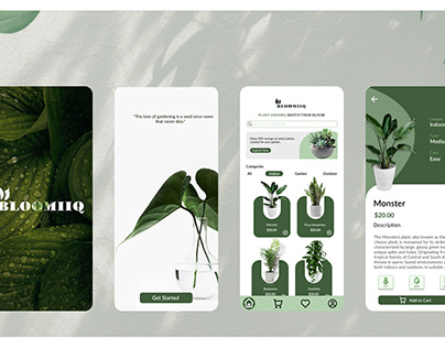 Plant Shop - Mobile App Design