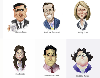 The Office - Caricatures