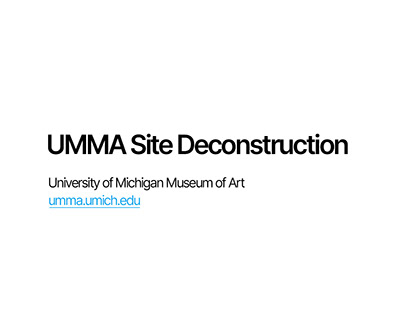 UMMA Site Deconstruction