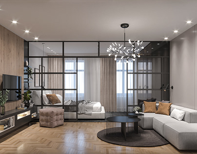 Interior visualizations for an apartment