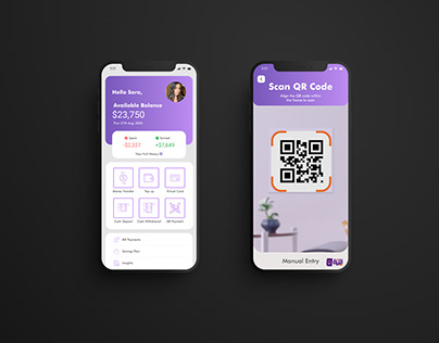 Easy Cash E-Wallet App Concept