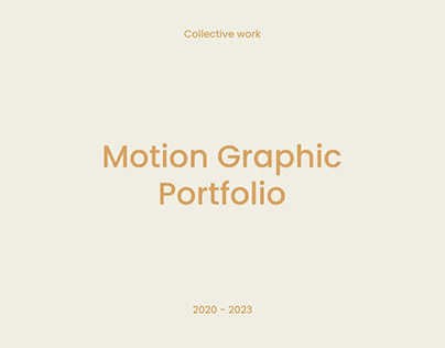 プロジェクトサムネール : Motion Portfolio 2023