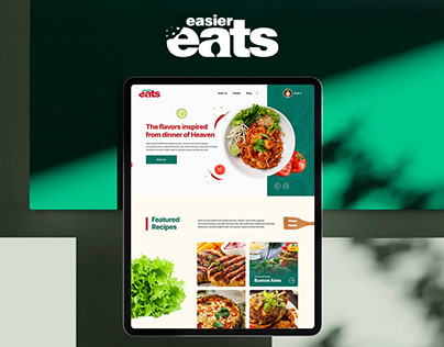 Easier Eats Website Design