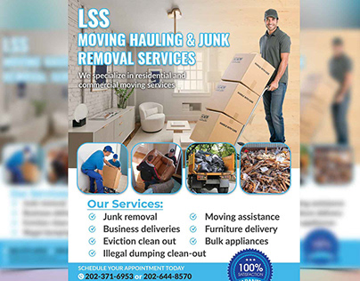 Moving out and Junk removal flyer