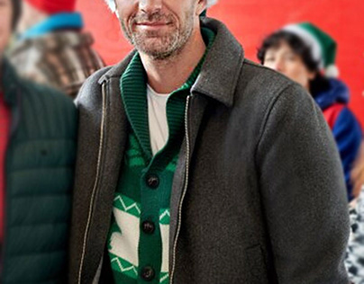 A World Record Christmas Lucas Bryant Wool Jacket