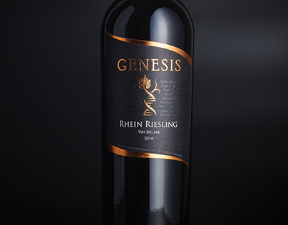 Premium Wine Label Design - Genesis