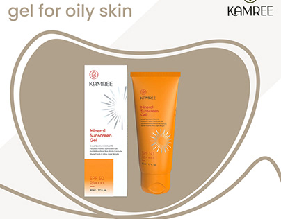 Sunscreen gel for oily skin