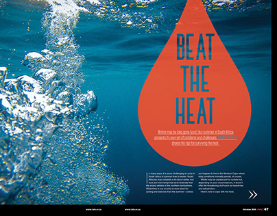 TIPS TO BEAT THE HEAT - Ride magazine editorial