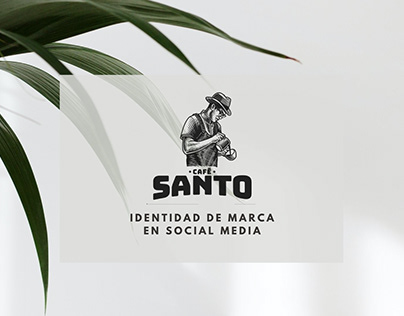 Social Media design Café Santo