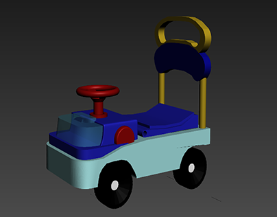 Low poly baby Car