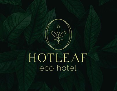 HOTLEAF ECO HOTEL Logo Design