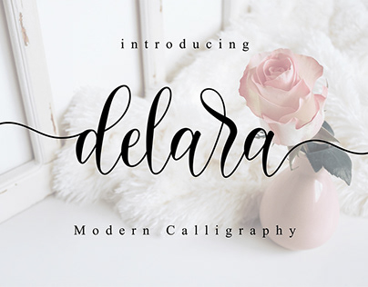 Free Delara Calligraphy Font