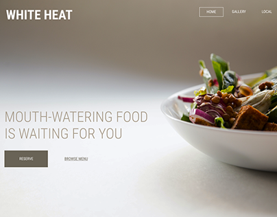 White Heat (home page concept)