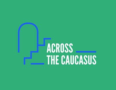 Logotype for "Across the Caucasus" Podcast