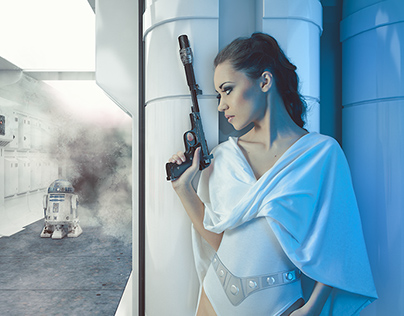 Star Wars - Princess Leia - Digital Art/Photo project