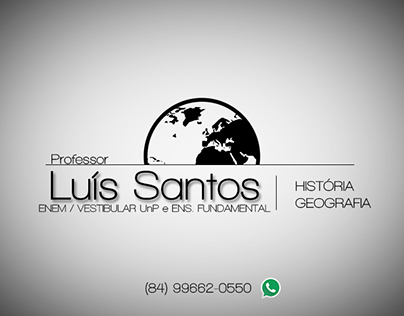 Banner professor Luís Santos